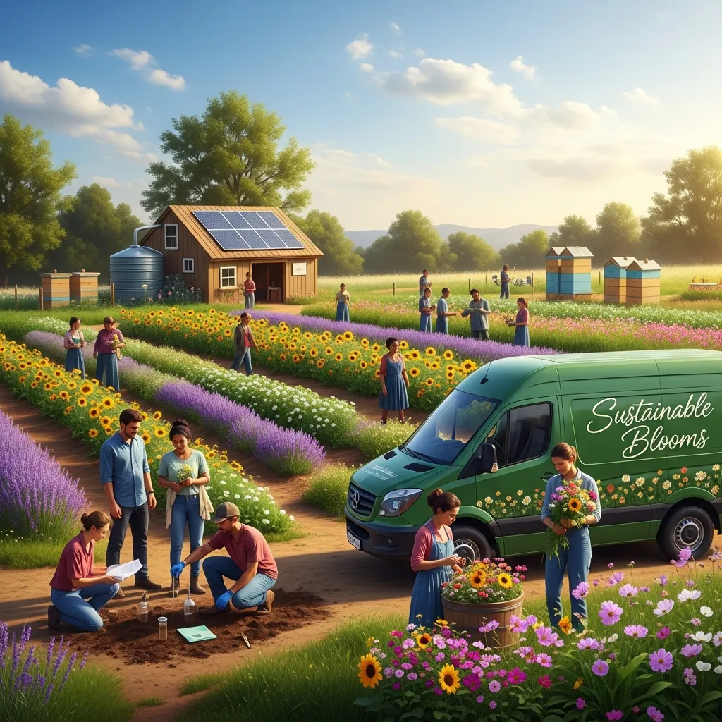 Duurzame bloemenkwekerij die samenwerkt met expertoawindows